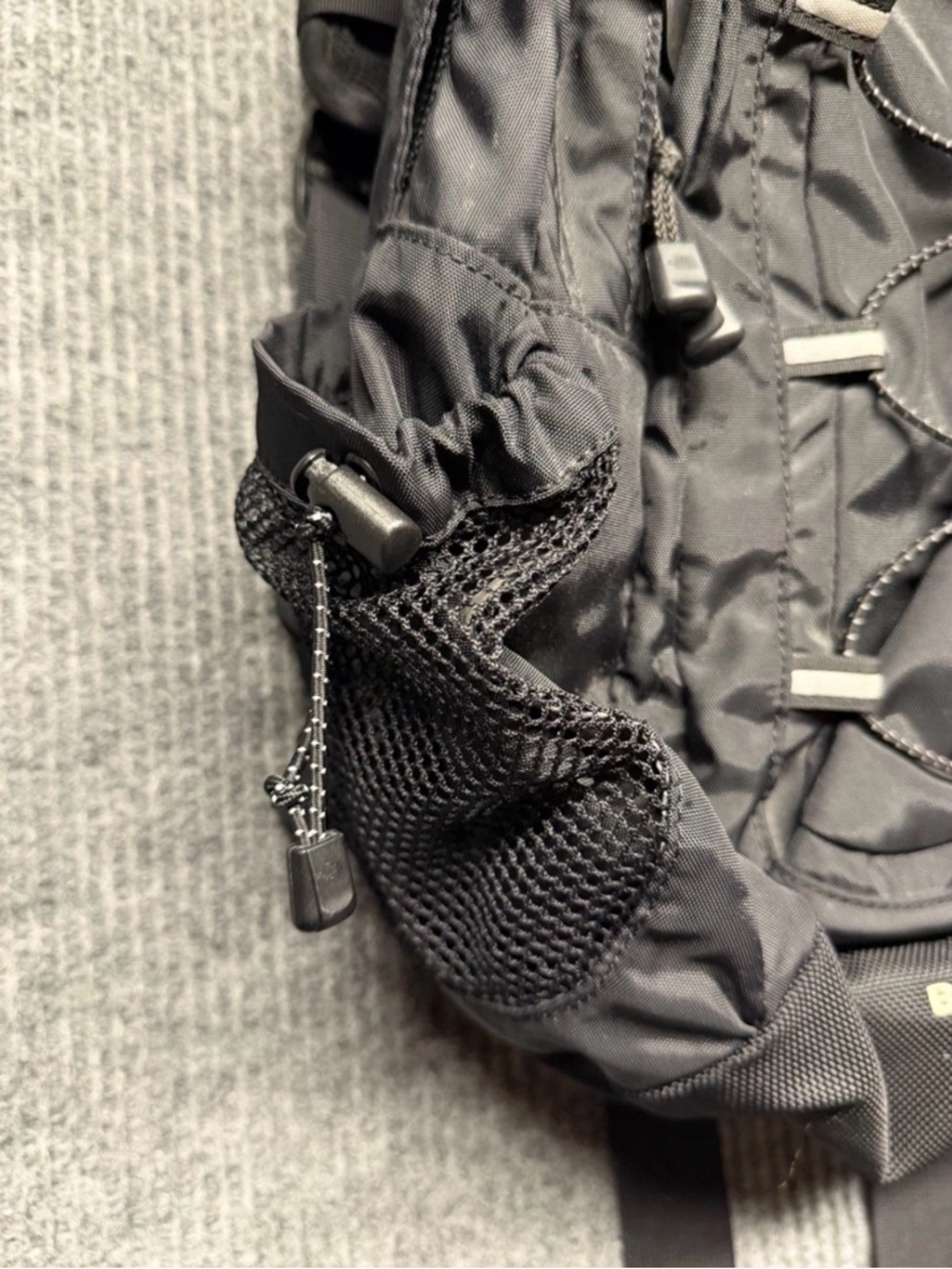The North Face Black Borealis Backpack with Front Bungee - Picture 5 of 6